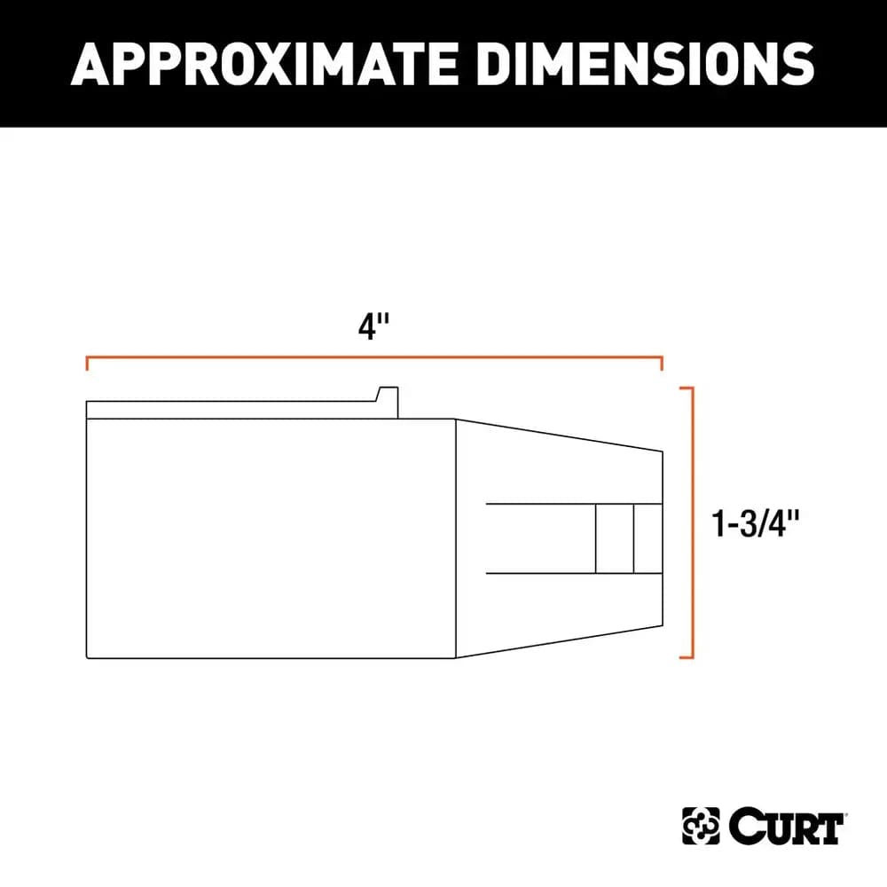 CURT Qualifies for Free Shipping CURT 7-Way RV to 6 Round Adapter #57661
