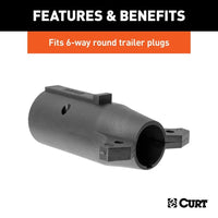 CURT Qualifies for Free Shipping CURT 7-Way RV to 6 Round Adapter #57661
