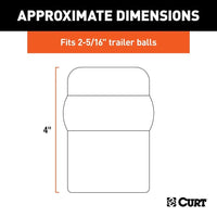 CURT Qualifies for Free Shipping CURT Ball Cover 2-5/16