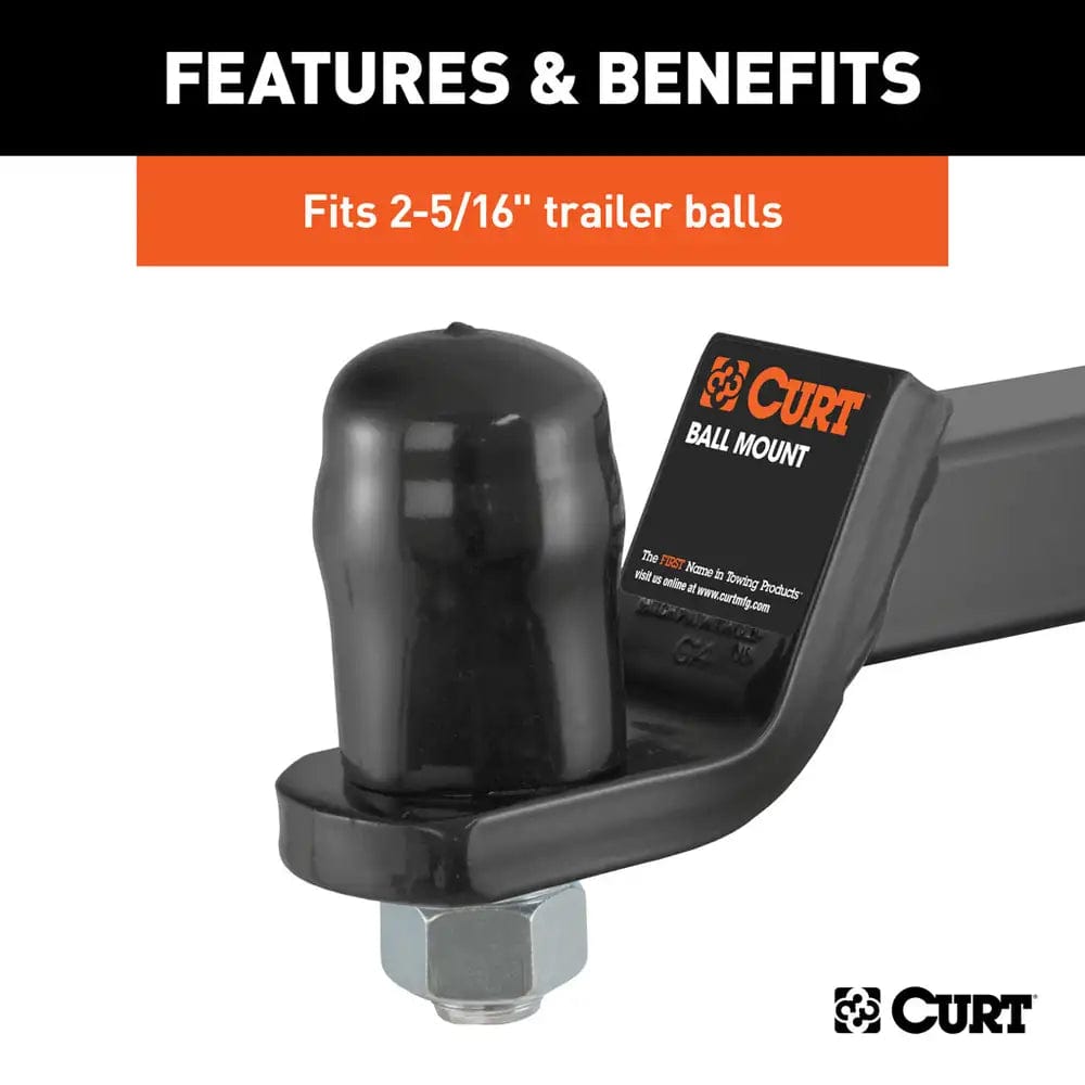 CURT Qualifies for Free Shipping CURT Ball Cover 2-5/16" Black #21811