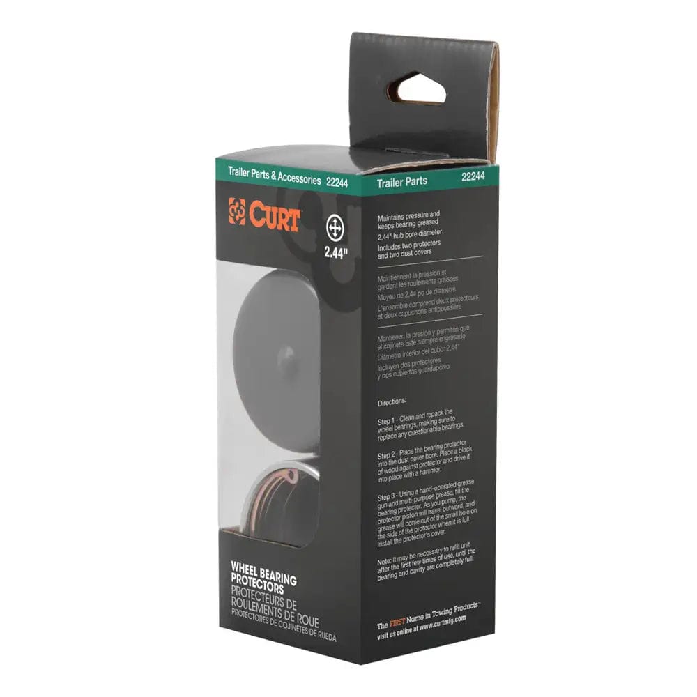 CURT Qualifies for Free Shipping CURT Bearing Protector 2.44" with Cover 2-pk #22244
