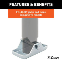 CURT Qualifies for Free Shipping CURT Bolt-On Jack Foot for 2