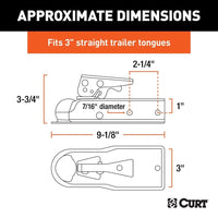 CURT Qualifies for Free Shipping CURT Class I 3