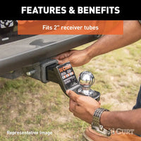 CURT Qualifies for Free Shipping CURT Class III Ball Mount 2