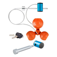 CURT Qualifies for Free Shipping CURT Combo Hitch & Coupler Lock up to 2-1/2