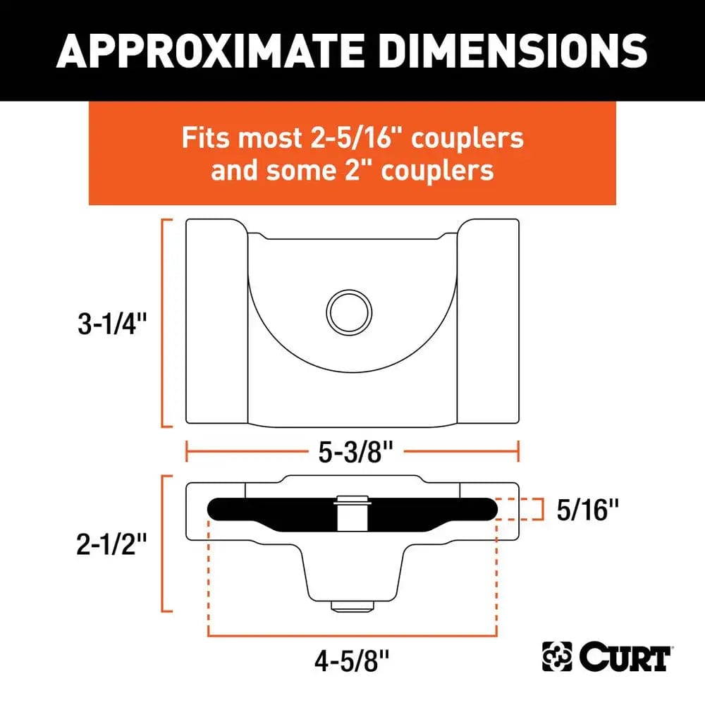 CURT Qualifies for Free Shipping CURT Lock Block Head #23081