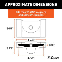 CURT Qualifies for Free Shipping CURT Lock Block Head #23081