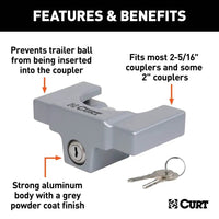 CURT Qualifies for Free Shipping CURT Lock Block Head #23081