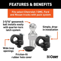 CURT Qualifies for Free Shipping CURT OEM Puck System 2-5/16