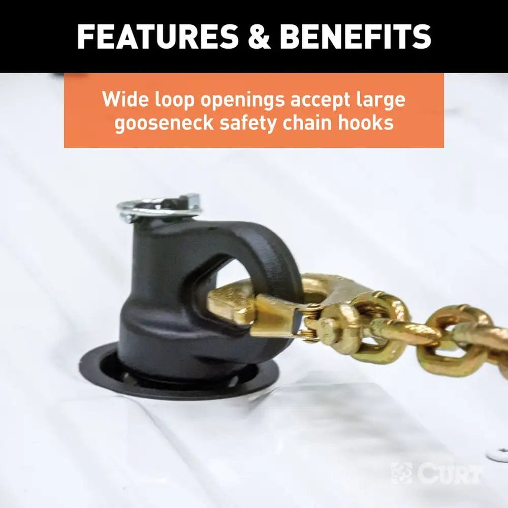 CURT Qualifies for Free Shipping CURT OEM Puck System 2-5/16" Gooseneck Hitch for Ford/GM/Nissan 30K #60692