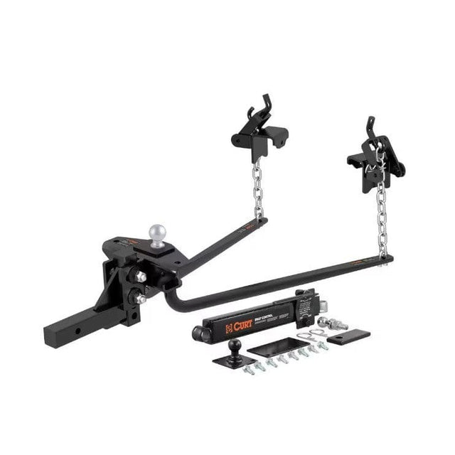 CURT Truck Freight - Not Qualified for Free Shipping CURT Round Bar Weight Dist Hitch with Sway Control 10-14K 31-5/8" #17222