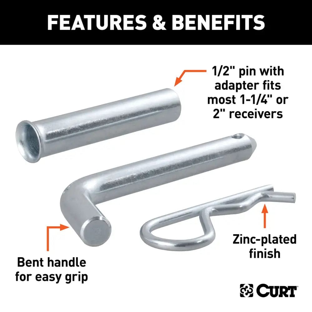 CURT Qualifies for Free Shipping CURT Universal Receiver Pin & Clip #21502
