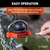 CURT Qualifies for Free Shipping CURT Universal Trailer Coupler Lock #23090