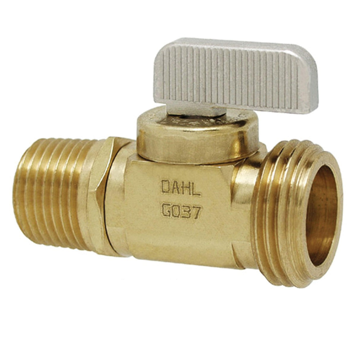 Dahl Qualifies for Free Shipping Dahl Drain Valve 1/2" Dual C or MIP x Hose Straight Pattern #121-01-04