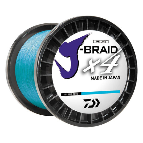 Daiwa Qualifies for Free Shipping Daiwa J-Braid X4 Braided Line Island Blue 30 lb 300 Yards #JB4U30-300IB