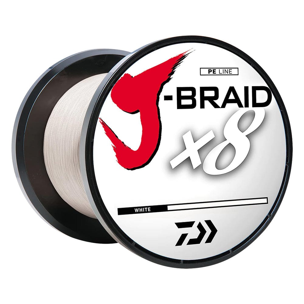 Daiwa Qualifies for Free Shipping Daiwa J-Braid X8 Braided Line White 40 lb 300 Yards #JB8U40-300WH