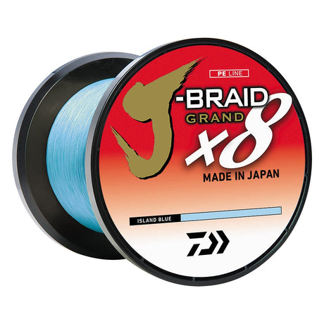 Daiwa Qualifies for Free Shipping Daiwa J-Braid X8 Grand Braided Line Island Blue 40 lb 300 Yards #JBGD8U40-300IB