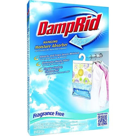 Damp Rid Qualifies for Free Shipping Damp Rid Fragrance Free Hanging Moisture Absorber 14 oz #FG80FFESB
