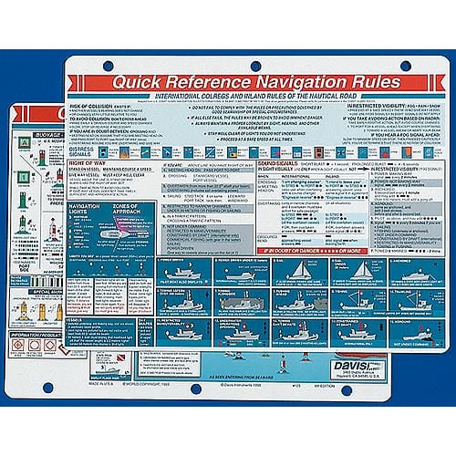 Davis Instruments Qualifies for Free Shipping Davis Instruments A Navigation Rules #125