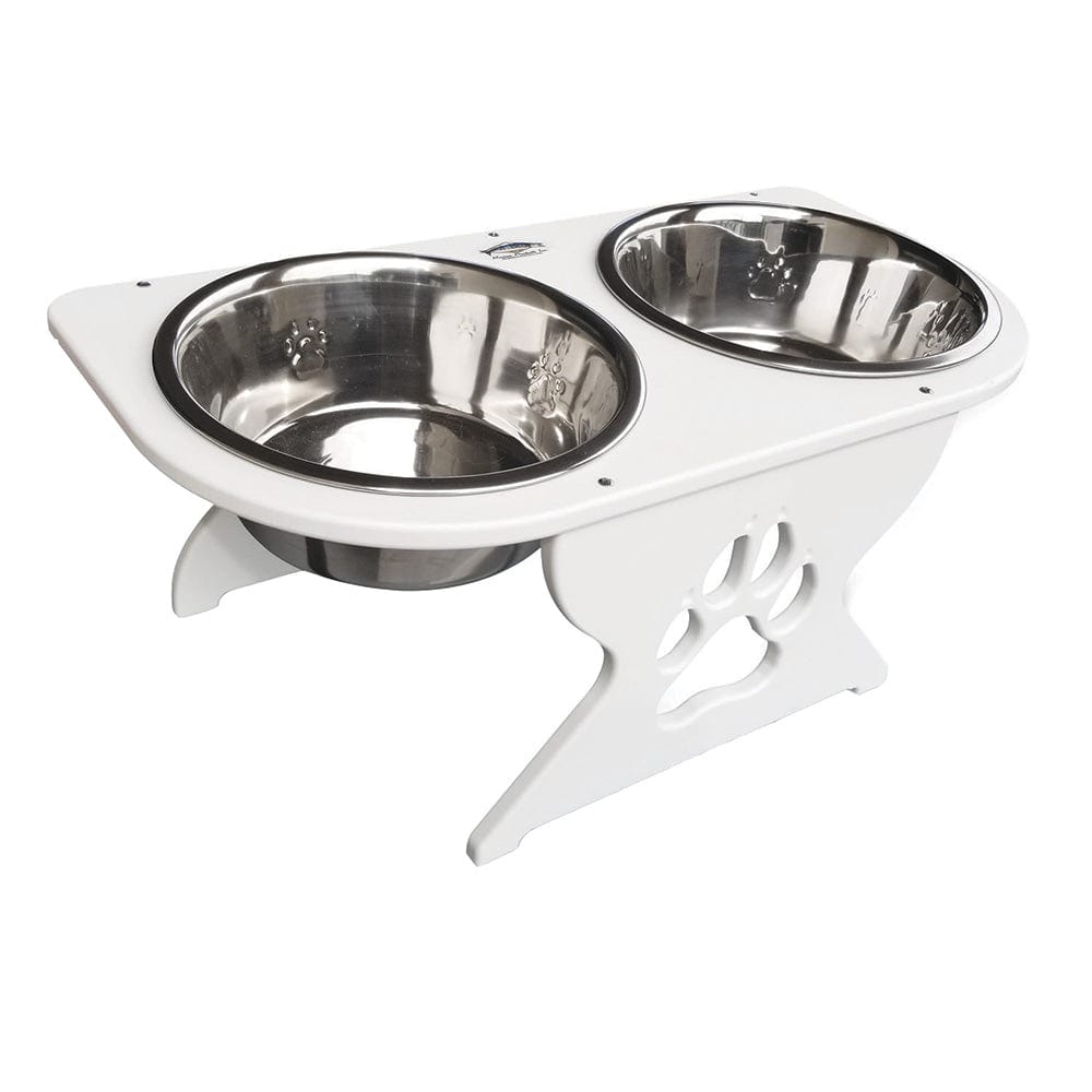 Deep Blue Marine Qualifies for Free Shipping Deep Blue Marine Medium Starboard Dog Dish with Bowls 8" #DT-M