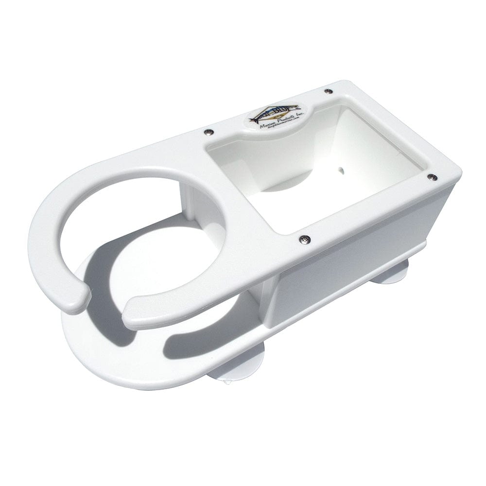 Deep Blue Marine Qualifies for Free Shipping Deep Blue Marine Single Cup Holder with Storage #MB-1