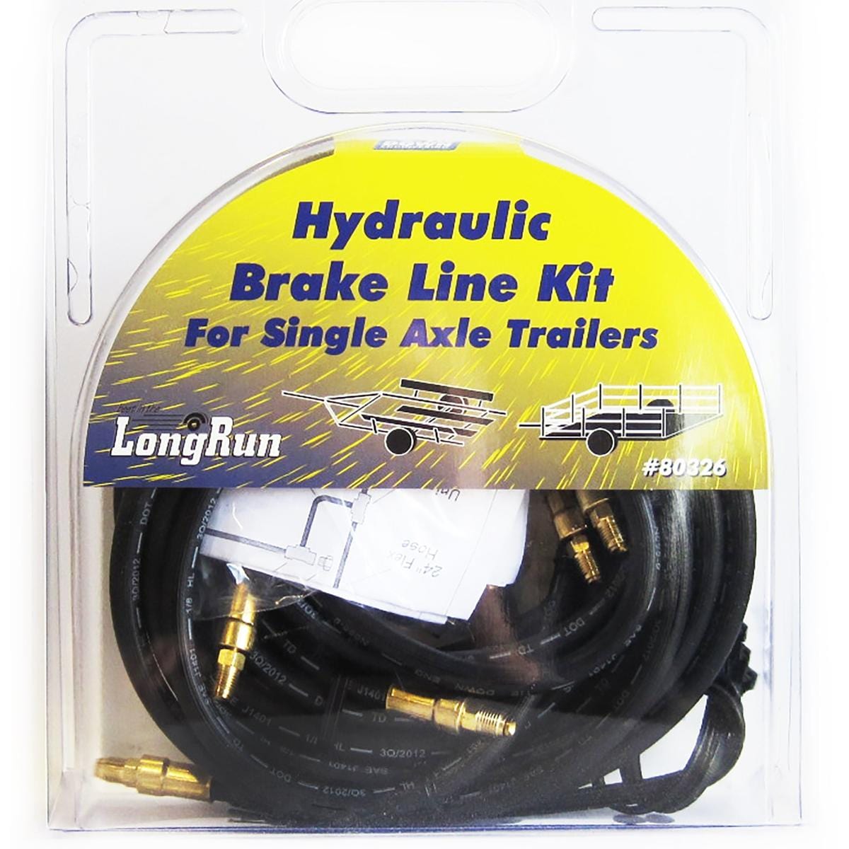 Dexter Axle Qualifies for Free Shipping Dexter Axle Brake Line Kit Single Axle #K71-G02-58