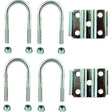 Dexter Axle Qualifies for Free Shipping Dexter Axle Tie Plate Kit 3" Round Tube #K71-G02-28