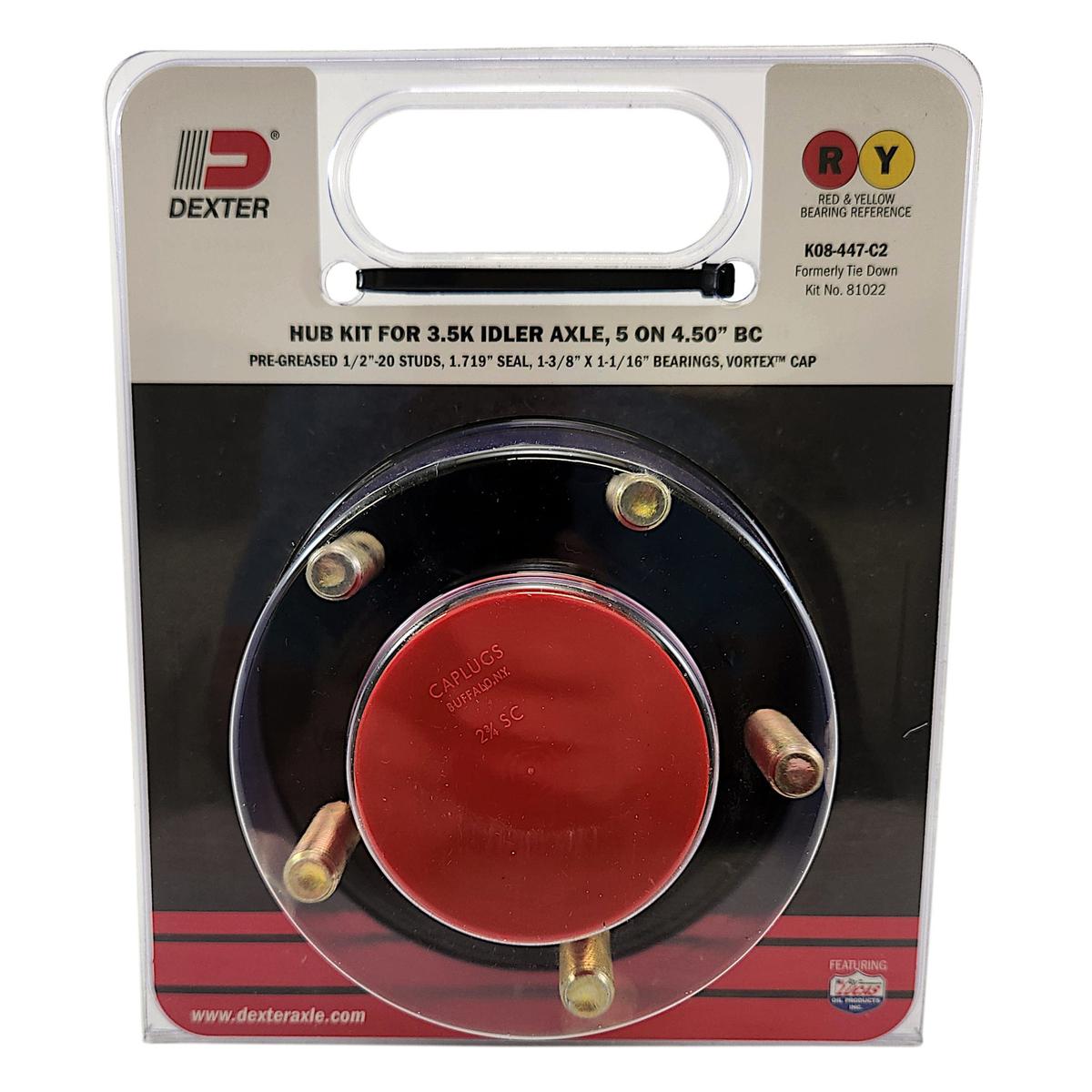 Dexter Axle Qualifies for Free Shipping Dexter Vortex Axle Hub 1750# 5-Stud #K08-447-C2