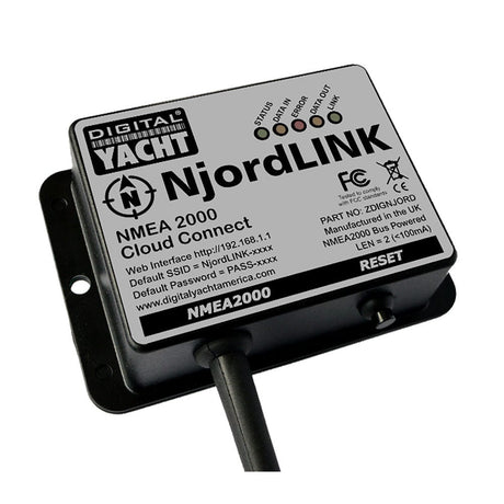 Digital Yacht Qualifies for Free Shipping Digital Yacht NjordLINK NMEA 2000 Cloud Gateway #ZDIGNJORD