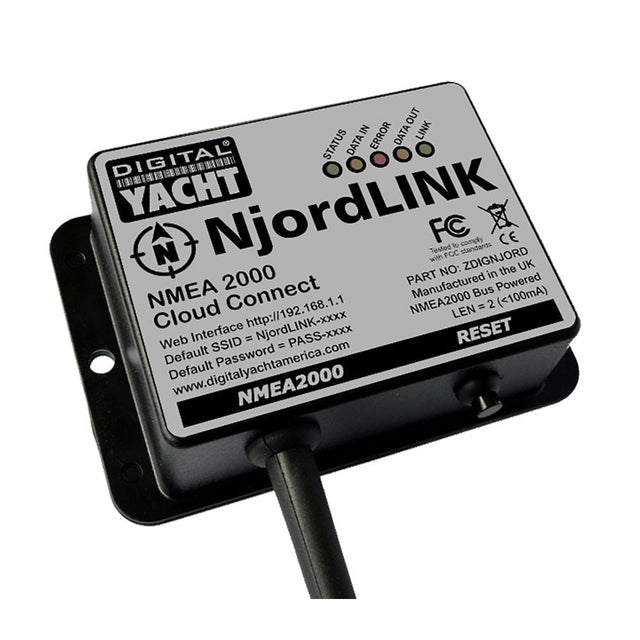 Digital Yacht Qualifies for Free Shipping Digital Yacht NjordLINK NMEA 2000 Cloud Gateway #ZDIGNJORD