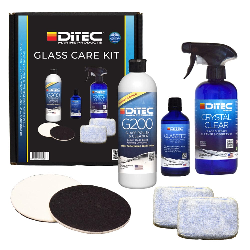 DiTEC Qualifies for Free Shipping DiTEC Glass Kit Crystal Clear 16 oz. G200 16oz Glasstec #22-KITS-GLAS