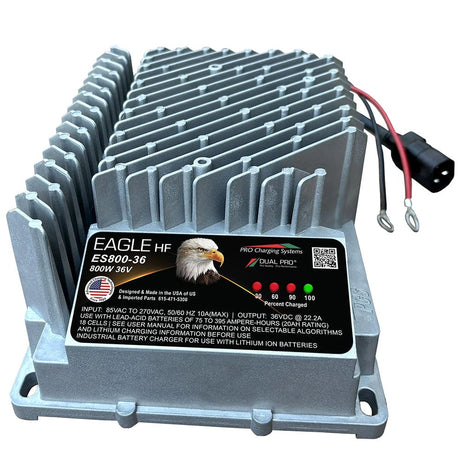 Dual Pro Qualifies for Free Shipping Dual Pro HF Eagle ES800 Series 36v Single Lithium Charger #ES0800-36V003