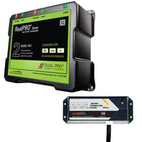Dual Pro Qualifies for Free Shipping Dual Pro Rs2 2-Bank Battery Charger with 2-Bank BOS System #RS2/BOS12V2