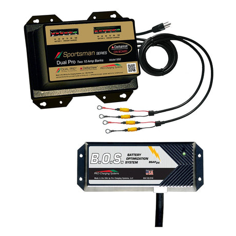 Dual Pro Qualifies for Free Shipping Dual Pro SS2 2-Bank Battery Charger with 2-Bank BOS System #SS2/BOS12V2