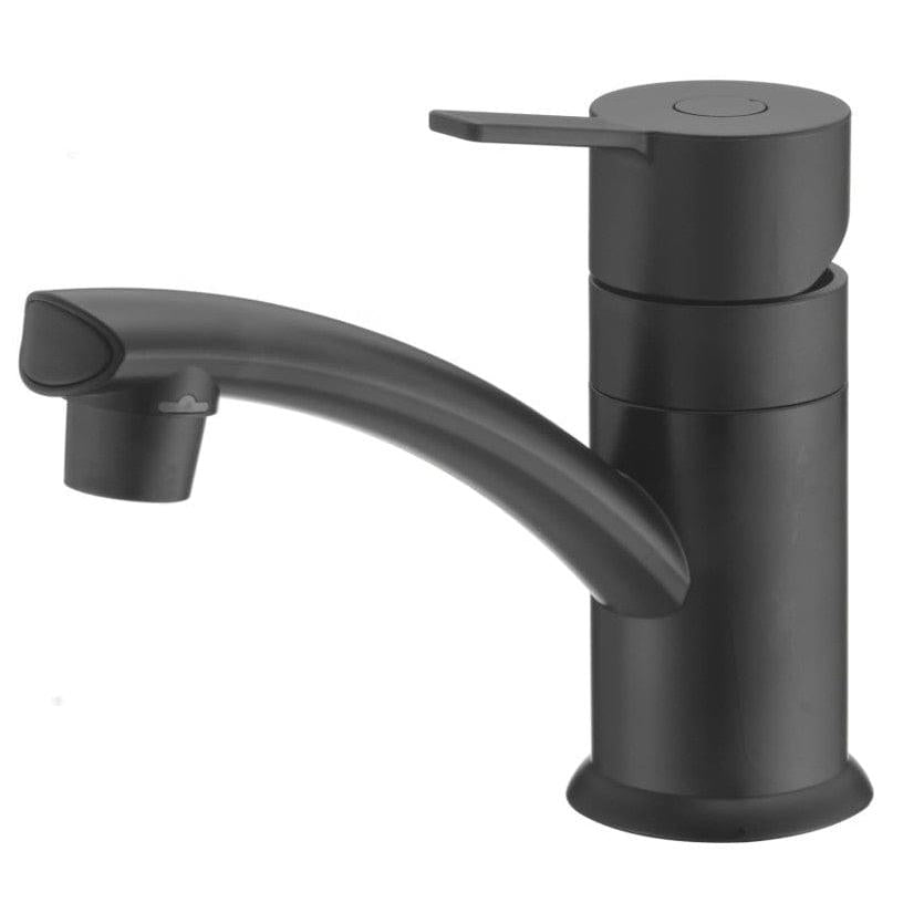 Dura Faucets Qualifies for Free Shipping Dura Faucets Lavatory 1-Lever Modern Faucet Matte Black #DF-PL200M-MB