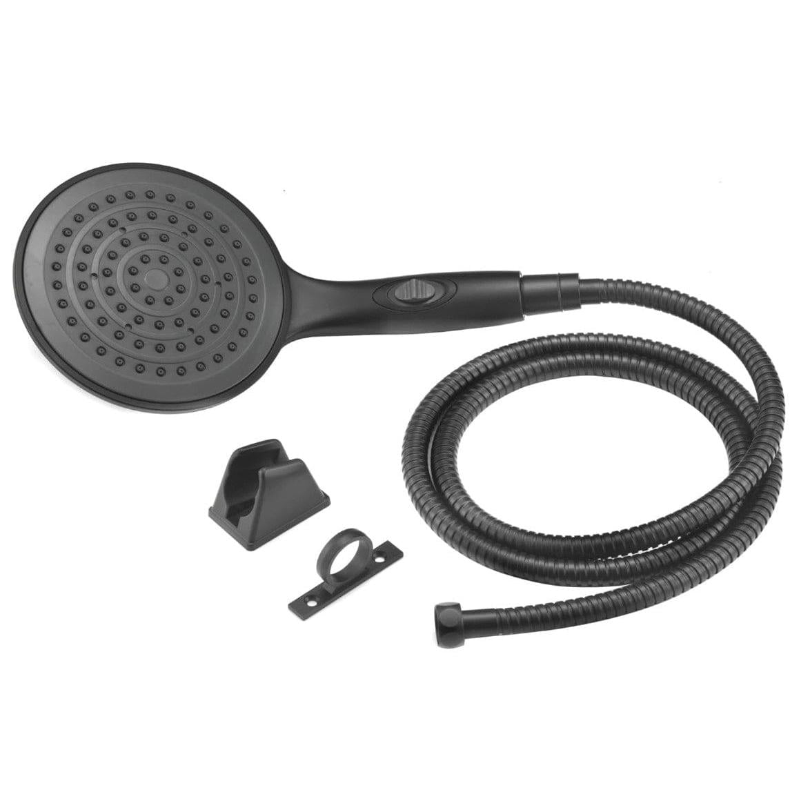 Dura Faucets Qualifies for Free Shipping Dura Faucets Showerhead Kit Luxury 6" Matte Black #DF-SA434K-MB