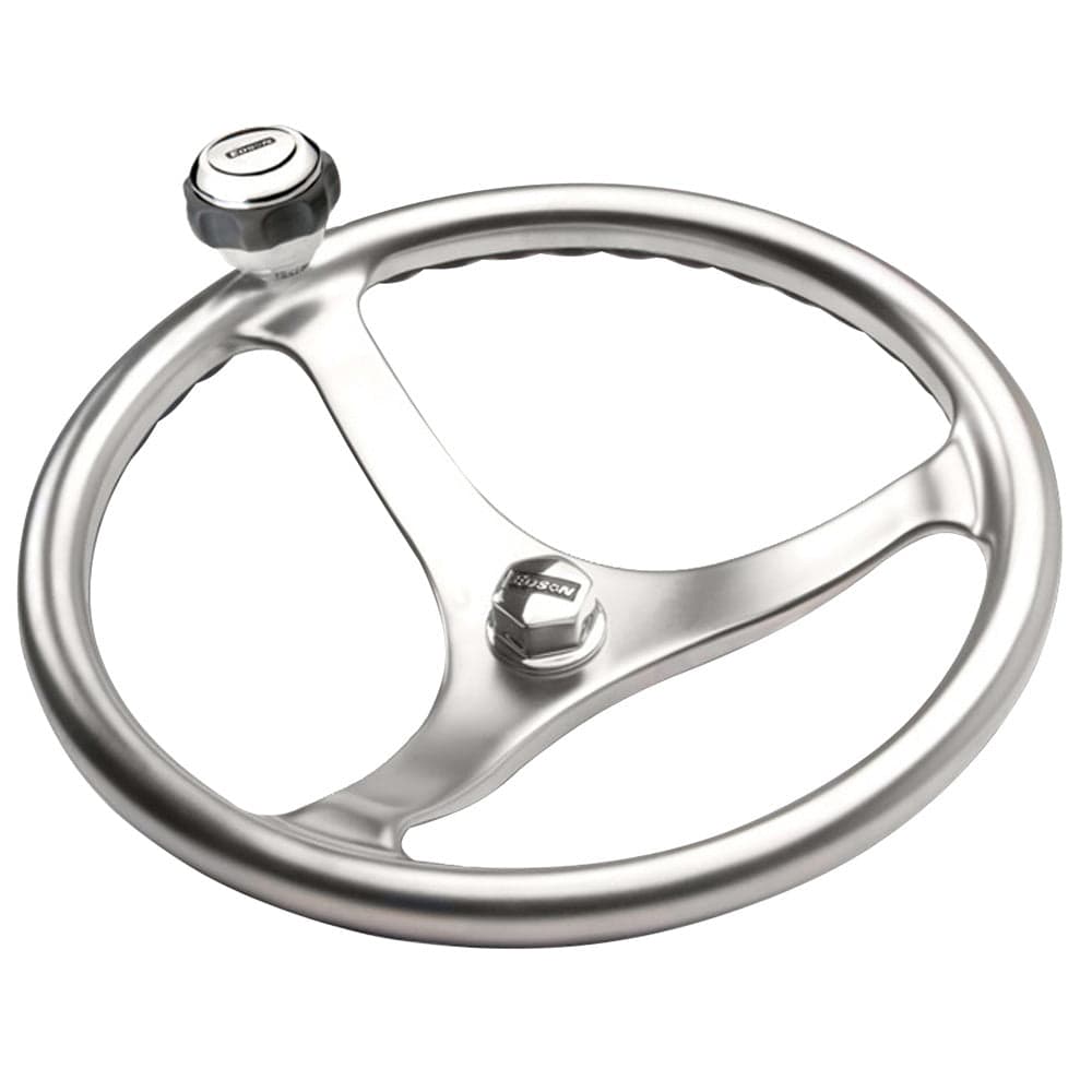 Edson Marine Qualifies for Free Shipping Edson Satin Finish ComfortGrip Powerwheel 14.5" & Knob #1710WB-14WB-KIT