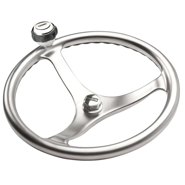 Edson Marine Qualifies for Free Shipping Edson Satin Finish ComfortGrip Powerwheel 14.5" & Knob #1710WB-14WB-KIT