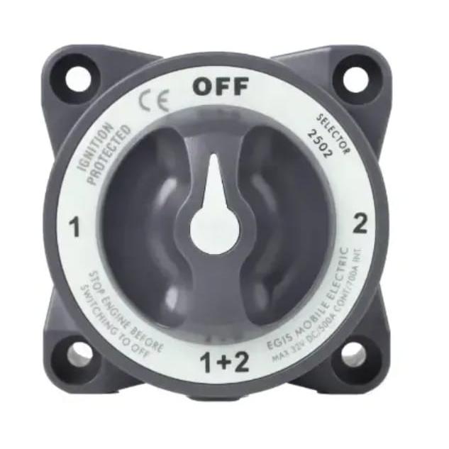 EGIS Qualifies for Free Shipping EGIS 2502 Heavy Duty-Series 600A  Battery Selector Switch Off/1/Both/2 #2502
