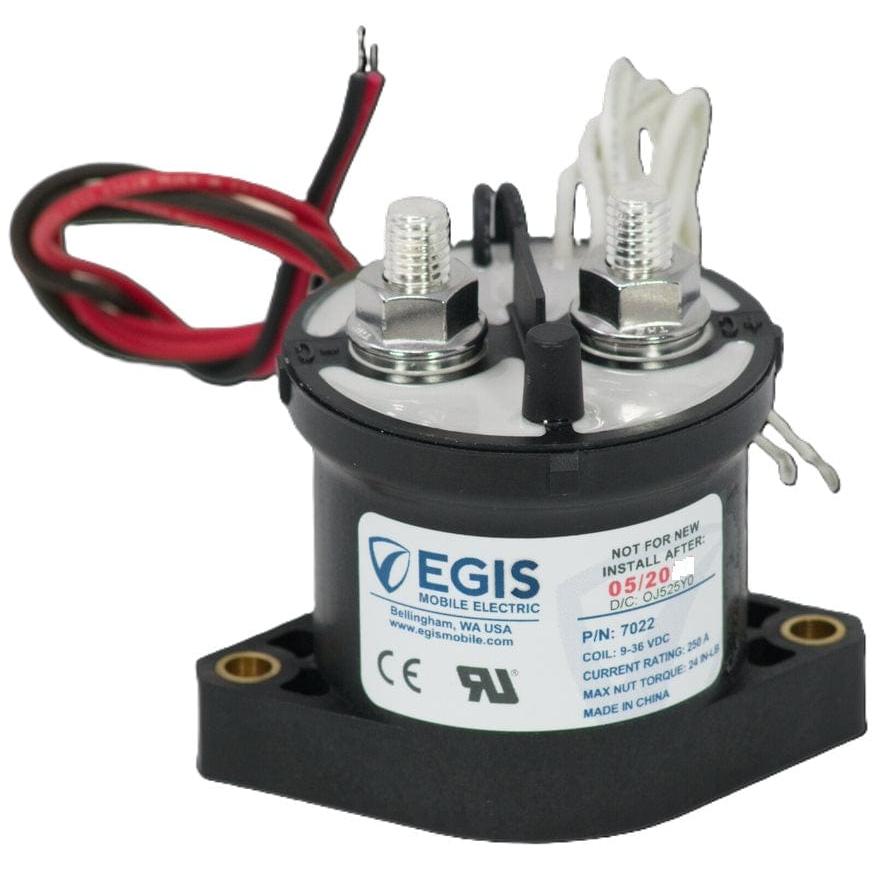 EGIS Qualifies for Free Shipping EGIS 250A 12/24v Contactor with Auxiliary Contacts #7022