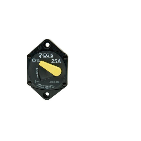 EGIS Qualifies for Free Shipping EGIS 87-Series 25a Circuit Breaker Panel Mount #4707-025