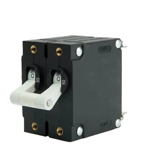 EGIS Qualifies for Free Shipping EGIS A Series Panel Mount Circuit Breaker Dual Pole AC 50a #3202-50