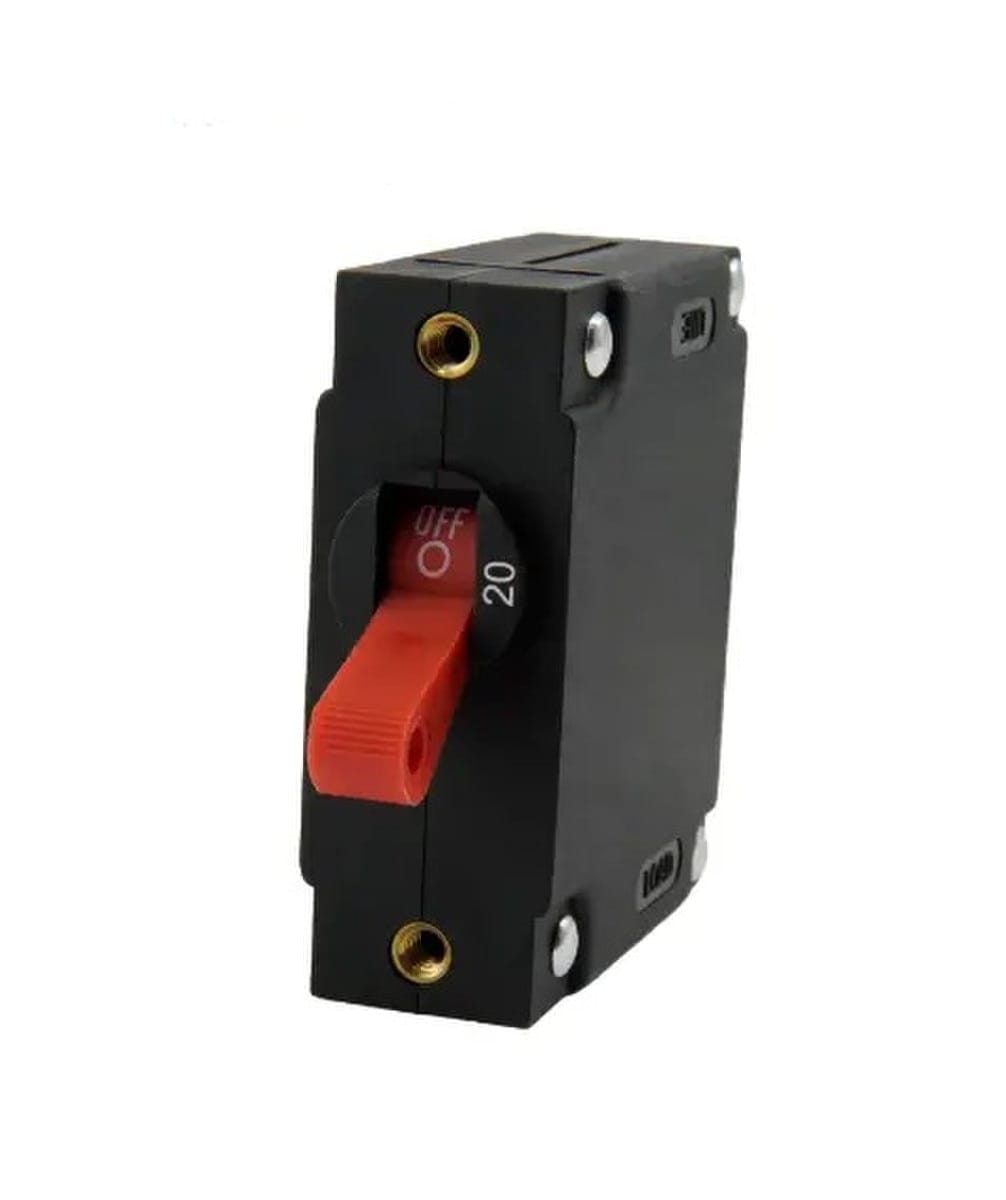 EGIS Qualifies for Free Shipping EGIS A Series Panel Mount Circuit Breaker Single Pole AC/DC 20a #3221-20