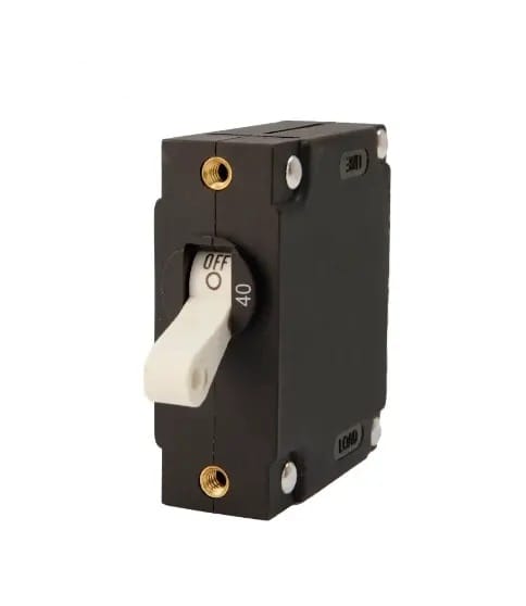EGIS Qualifies for Free Shipping EGIS A Series Panel Mount Circuit Breaker Single Pole AC/DC 40a #3201-40