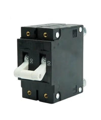 EGIS Qualifies for Free Shipping EGIS C Series Panel Mount Circuit Breaker Double Pole AC 50a #3502-050