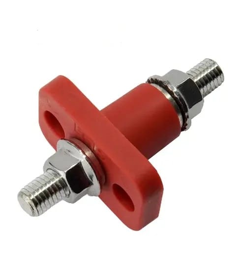 EGIS Qualifies for Free Shipping EGIS Feed Through Terminal Red M8 5/16" #6250-131