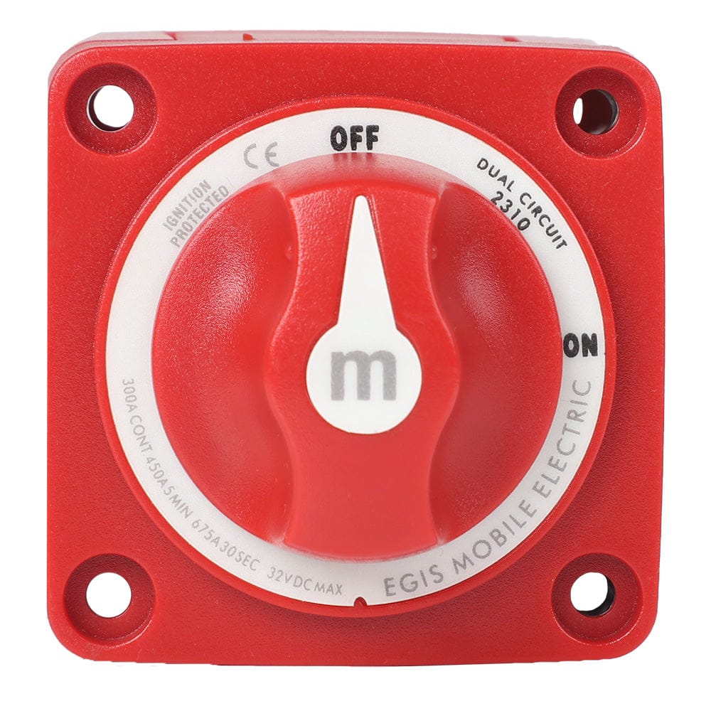 Egis Qualifies for Free Shipping Egis M-Series 300a Dual Circuit Battery Switch Off/On #2310