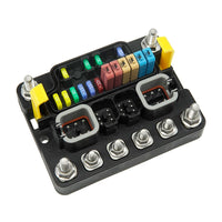 Egis Qualifies for Free Shipping EGIS MT Series 12-Position Sealed Fuse Block with Ground Busbar #3412