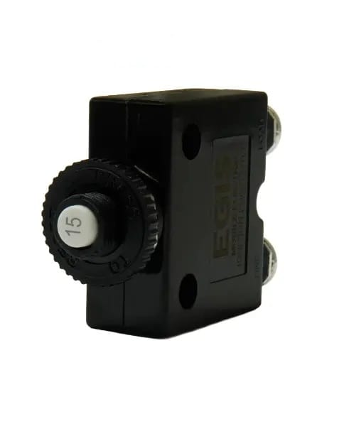 EGIS Qualifies for Free Shipping EGIS Push Button Panel Mount Circuit Breaker Screw Terminals 15a #4710-15