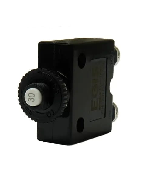 EGIS Qualifies for Free Shipping EGIS Push Button Panel Mount Circuit Breaker Screw Terminals 30a #4710-30